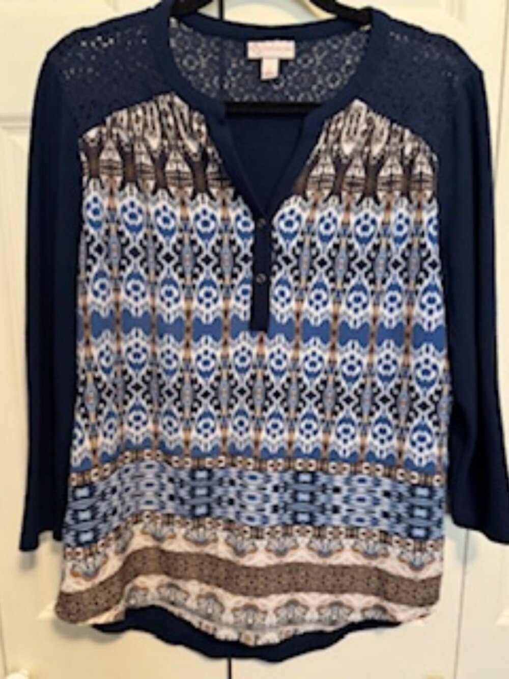 Boho/Aztec style ladies top